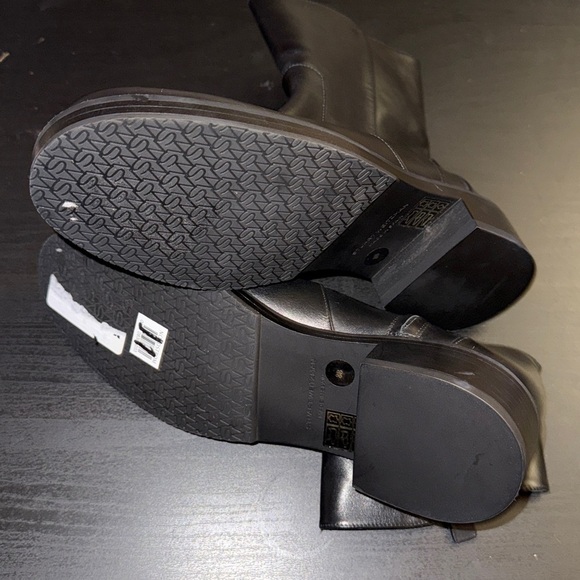 STUART WEITZMAN 5050 Bold ZIP ankle boots BLACK LEATHER 8 - Picture 6 of 7